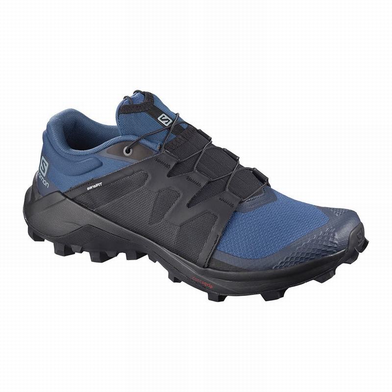 SALOMON UK WILDCROSS - Mens Trail Running Shoes Navy/Black,HWRP03275